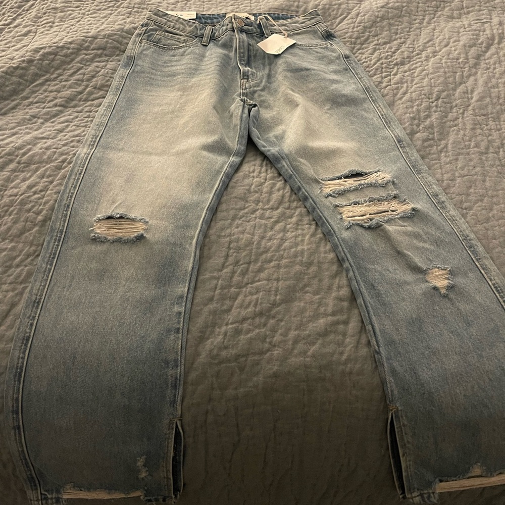 NWT Vervet Super High Rise Straight Jean